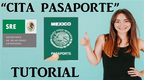 citas para pasaporte mexicano